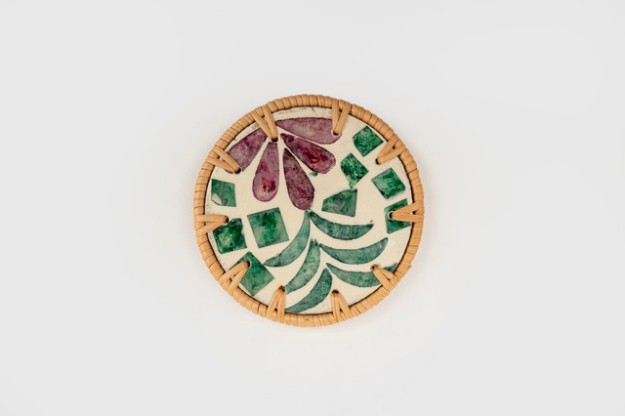 Picture of Manamo Bria ჭიქის დასადები Bamboo/Pearl/Rattan 10 სმ