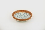 Picture of Manamo Dasia თეფში Ceramic/Rattan ლურჯი/თეთრი 20R