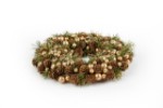 Picture of Manamo  Mini Pine Cone  საახალწლო კარის აქსესუარი  ოქროსფერი  26x5.5 სმ