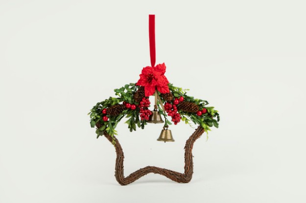 Picture of Manamo  Star  საახალწლო აქსესუარი  წითელი/მწვანე  37x34x6 სმ