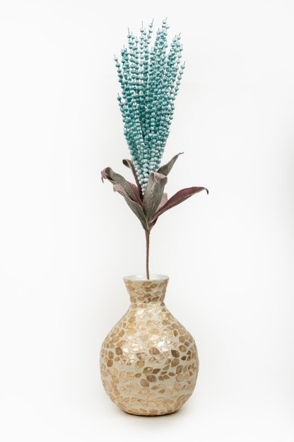 Picture of Manamo Wheat Artificial Flower  Indigo 102 cm