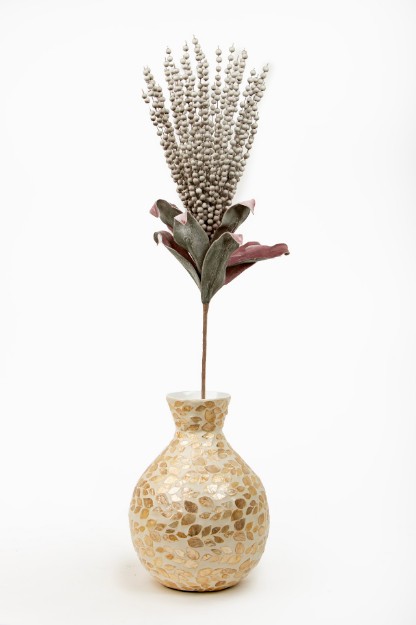 Picture of Manamo Wheat Artificial Flower  Grey  102 cm