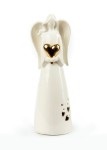 Picture of Manamo Angel Figurine Porcelain White  9x7.5x25 cm