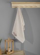 Picture of Manamo Tiny Rose Embroidered Face Towel Cotton Linen 50x85 cm