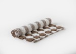 Picture of Manamo Big Square Bath Mat Micro-chenille Brown Hand-woven40x60 cm