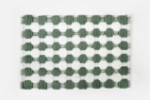 Picture of Manamo Big Square Bath Mat Micro-chenille Green Hand-woven40x60 cm