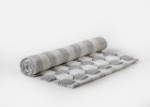 Picture of Manamo Big Square Bath Mat Micro-chenille Grey Hand-woven40x60 cm