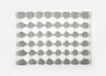 Picture of Manamo Big Square Bath Mat Micro-chenille Grey Hand-woven40x60 cm