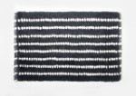 Picture of Manamo Dots Bath Mat Micro-chenille Black Hand-woven40x60 cm