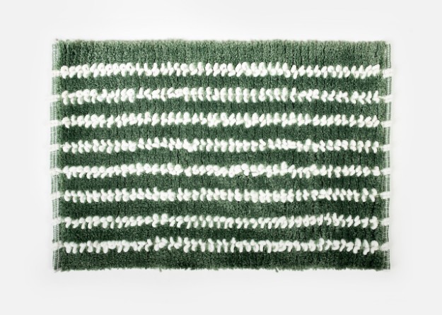 Picture of Manamo Dots Bath Mat Micro-chenille Green Hand-woven40x60 cm