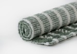 Picture of Manamo Dots Bath Mat Micro-chenille Green Hand-woven40x60 cm
