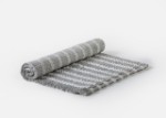 Picture of Manamo Dots Bath Mat Micro-chenille Grey Hand-woven40x60 cm