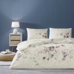 Picture of TAC Kiara Bed Linen Set Cotton Cream Single  160x220+180x260+50x70 cm