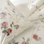 Picture of TAC Kiara Bed Linen Set Cotton Cream Single  160x220+180x260+50x70 cm