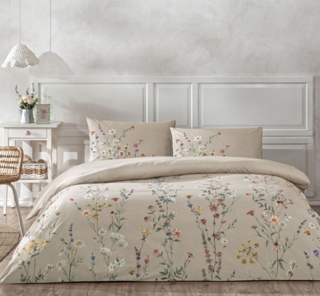 Picture of TAC Lunel Bed Linen Set Cotton  Double 200x220+240x260+50x70(2pc)cm