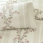 Picture of TAC Mirelune Bed Linen Set Cotton Beige Double 200x220+240x260+50x70(2pc)cm