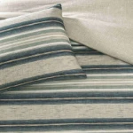 Picture of TAC Nores Bed Linen Set Cotton Blue Single 160x220+180x260+50x70 cm