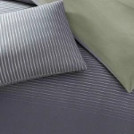 Picture of TAC Marwen Bed Linen Set Cotton Blue Single 160x220+180x260+50x70 cm