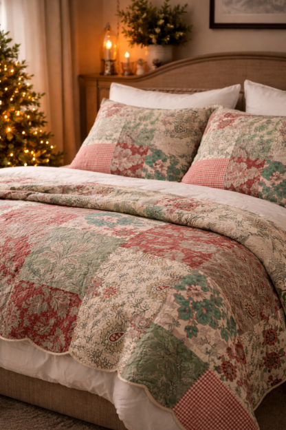 Picture of Manamo Flory Bed Cover  Colorful Double 240x250+50x70 cm (2pc)