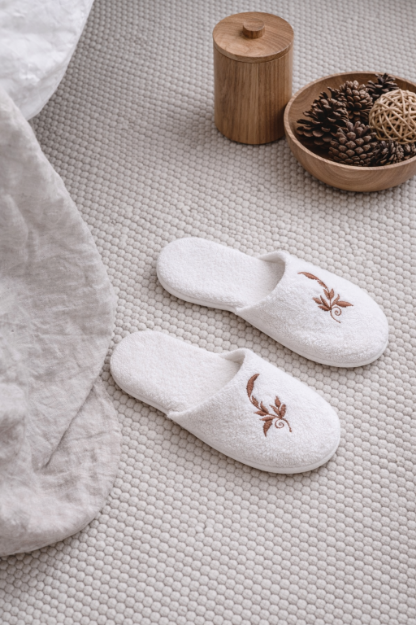 Picture of Manamo Elain Slipper Cotton Ecru 37-39