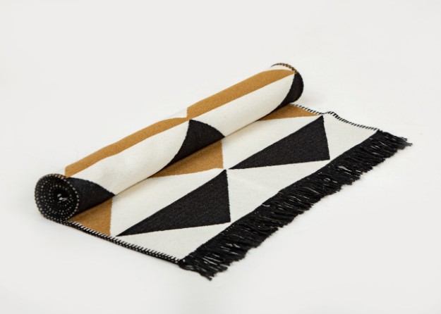 Picture of Manamo Desert Prism Carpet Acrylic Black/Coffee/Mink 80x150 cm