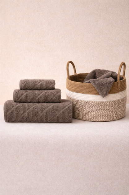 Picture of Manamo Dolce Face Towel Cotton Mocha  50x85 cm