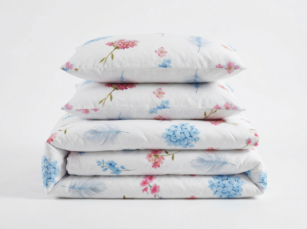 Picture of Manamo M&D Orchid საბნის პირი ბალიშის პირით ბამბის ერთ საწოლიანი 160x220 სმ+50X70 სმ