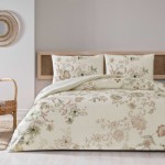 Picture of TAC Despina Bed Linen Set Cotton Cream Double 200x220+240x260+50x70(2pc)