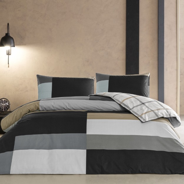 Picture of TAC Nexie Bed Linen Set Cotton  Double With Fitted Sheet 200x220 cm+160x200 cm+50x70 cm(2)