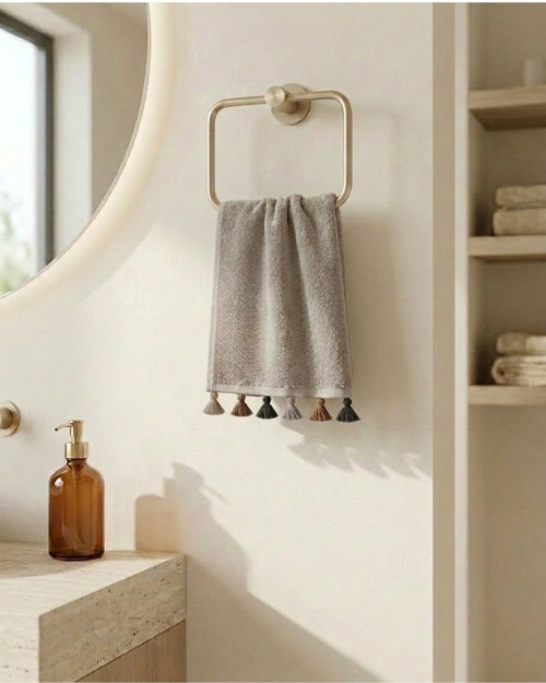 Picture of Manamo Compass Hand Towel Cotton Vizon Line Yarn 30x50 cm