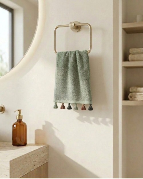 Picture of Manamo Compass Hand Towel Cotton Cameo Line Yarn 30x50 cm