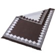 Picture of Manamo  Cross  ხალიჩა აკრილის ფოჩებიანი ყავისფერი 80x150 სმ