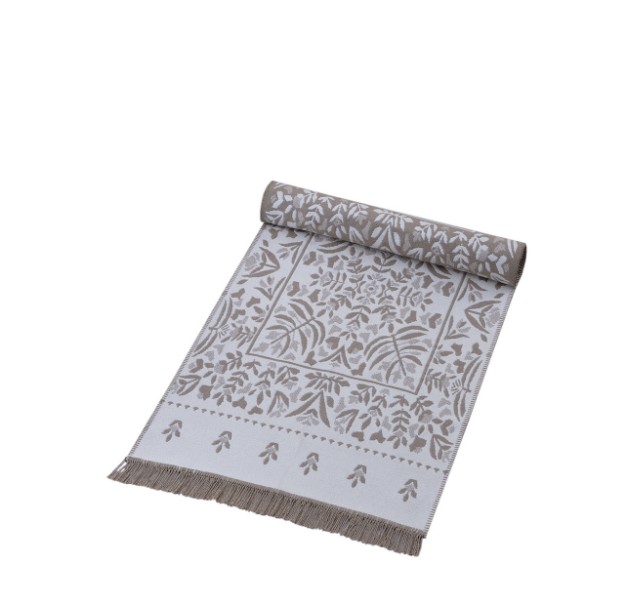 Picture of Manamo  Leaf  ხალიჩა აკრილის ფოჩებიანი ბეჟი 120x180 სმ