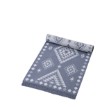 Picture of Manamo  Geometric  ხალიჩა აკრილის ფოჩებიანი ნაცრისფერი 120x180 სმ