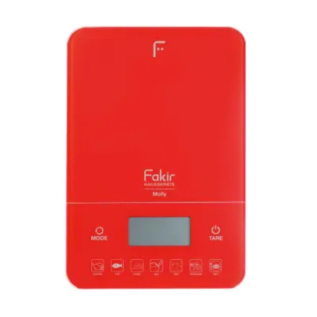 Picture of Fakir Molly Digital Kitchen Scale Red