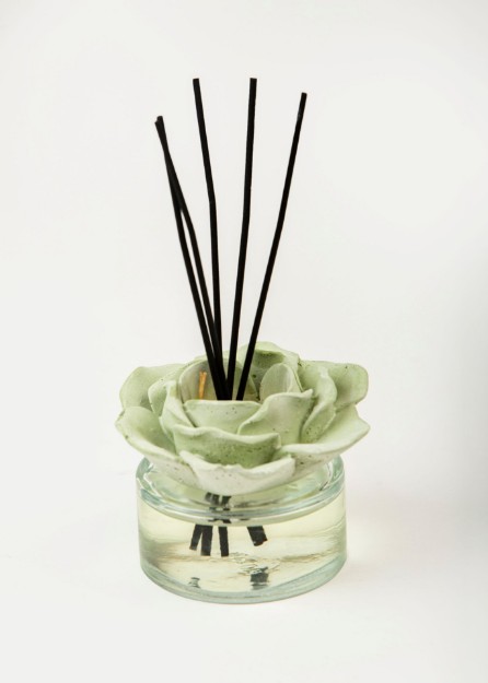Picture of Manamo Gardenia  Stone Reed Diffuser  Green 150 ml