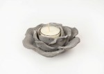 Picture of Manamo Amber Vanilla  Scented Stone Candle Holder  Black