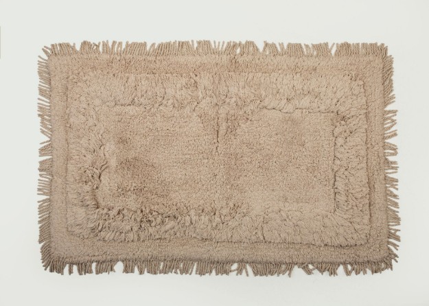 Picture of Manamo Lunel  Bath Mat Cotton Handwoven Fringed Mocha 50x80 cm