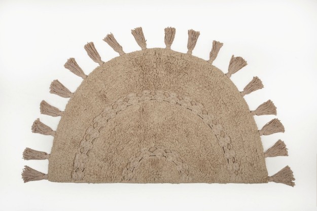 Picture of Manamo Versa  Bath Mat Cotton Handwoven Tasseled Mocha 50x80 cm