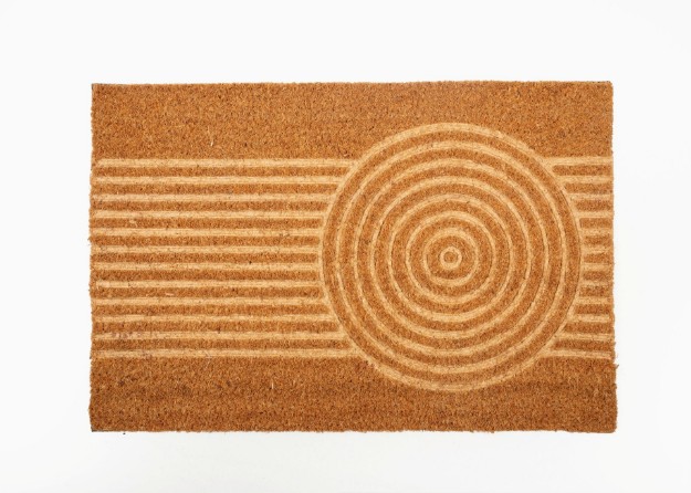 Picture of Manamo Circle  Doormat Printed Coir Colorful 40x60 cm
