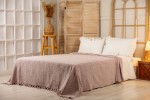 Picture of Manamo Stoke Jacquard  Pique Cotton Violet 160x240 cm