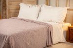 Picture of Manamo Stoke Jacquard  Pique Cotton Violet 220x240 cm