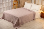 Picture of Manamo Stoke Jacquard  Pique Cotton Violet 220x240 cm