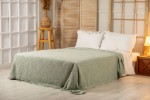 Picture of Manamo Stoke Jacquard  Pique Cotton Cameo 160x240 cm