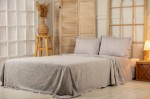 Picture of Manamo Stoke Jacquard  Pique Cotton Grey 160x240 cm
