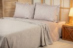 Picture of Manamo Stoke Jacquard  Pique Cotton Grey 220x240 cm