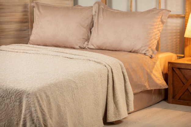 Picture of Manamo Stoke Jacquard  Pique Cotton Linen 160x240 cm
