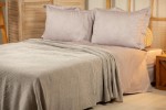 Picture of Manamo Lemi Yarn Dyed Pique Cotton Anthracite 160x240 cm