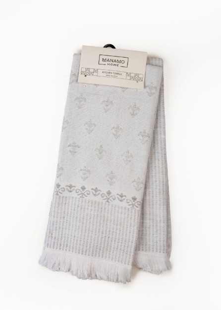 Picture of Manamo Mosso  Kitchen Towel Cotton Grey 50x70 (2pc)