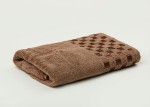 Picture of Manamo Checker  Face Towel Microcotton Mocha 50x85 cm